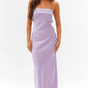 Maiah Lilac Gown| Beginning Boutique Size Small